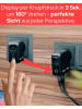 Verbatim Mini GaN Charger 100W Display 3 Ports USB-C Ladegerät Schnellladegerät