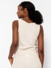 SASSYCLASSY Musselin Top mit Zugband in Hellbeige