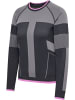 Hummel T-Shirt Raglanärmel Hmlseamless Damen in OBSIDIAN