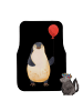 Mr. & Mrs. Panda Fahrer Autofußmatte Pinguin Luftballon ohne Spruch in Schwarz