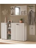Inn.Furn Wandspiegel Kaschmir 106 x 55 cm, Garderobenspiegel mit Regalböden