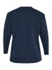 KAFFE curve Sweatshirt KCelina Loose fit in Midnight Marine
