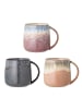 Bloomingville Becher Cloe Multicolor 3er in rose
