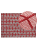 Beliani Kurzflor SIVAS in Rot - (W) 140 x (H) 1.5 x (L) 200 cm