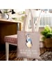 Mr. & Mrs. Panda Tasche Pinguin Lolli mit Spruch in Braun Pastell