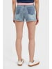 Finn Flare Jeans-Shorts Basic in light blue