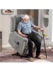 HOMCOM Relaxsessel mit Aufstehhilfe-91L x 85B x 104H cm-Dunkelgrau