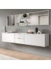 Inn.Furn Garderobe Set 6-teilig weiß Hochglanz 236 cm, Flurgarderobe hängend