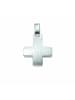 Adeliás Damen & Herren 925 Silber Kreuz Anhänger in silber