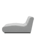 58 aufm Kessel GARTENLOUNGE Longchair Boudicca 73x80x152 mit Outdoorbezug in silber