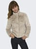 ONLY Fleecejacke für Damen in beige