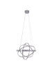 näve LED Pendelleuchte "COSMOS" in chrome - (L)60 cm x (B)60 cm x (H)150 cm - EEK G