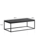 FineBuy Couchtisch "SV100062" in Schwarz / 120 x 60 cm