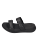 fitflop Pantoletten F-MODE GO ADJUSTABLE TWO-BAR BUCKLE SLIDES in schwarz
