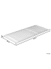 Beliani Lattenrahmen VOUZIERS in Braun - (W) 80 x (H) 9 x (L) 196 cm