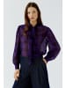Oui Schluppenbluse in dk violett violett