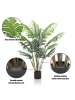 Home Nature Wohnkonzept Kunstpflanze Palme 120x14.5x14.5 cm