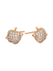 faina Women Stud Earrings in Rose Gold