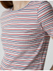 KOTON T-shirt in Ekru Gestreift