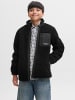JACK & JONES Junior Teddyjacke Übergangsjacke Jjesoho in black