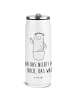 Mr. & Mrs. Panda Sportflasche Kaktus Heilig mit Spruch in Weiß