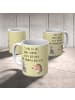 Mr. & Mrs. Panda Keramtiktasse Hase Igel mit Spruch in Gelb Pastell
