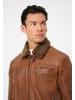 Ricano Herren Lederjacke Dino in der Farbe Cognac