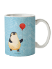 Mr. & Mrs. Panda Tasse Pinguin Luftballon ohne Spruch in Eisblau