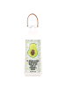 Mr. & Mrs. Panda Kerzenhalter Avocado Kern mit Spruch in Transparent