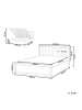 Beliani Doppelbett LAMBRES in Weiß - (W) 150 x (H) 93 x (L) 210 cm