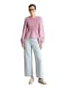 Marc O'Polo DENIM Peplum-Streifenbluse slim in Light Pink