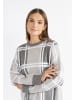 RISA Damen Strick Pullover in Dunkelgrau