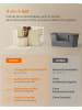 Feandrea Katzentoilette Boxal in Sandbeige - (B)76 x (H)33 x (T)64 cm