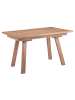 58 aufm Kessel ESSZIMMERTISCH ausziehbar Daveta 125x85x75 Küchentisch Holz Wildeiche