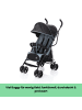 fillikid Sportwagen Buggy Glider Exklusiv in Schwarz/Grau