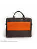 BGents Ledertasche für Herren in orange