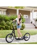 HOMCOM Kinderscooter in Schwarz 143L x 58B x 100H cm