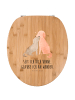 Mr. & Mrs. Panda Klo-Deckel Hunde Liebe mit Spruch in Braun