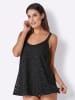 WITT WEIDEN Oversized-Tankini-Top in schwarz