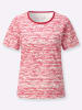 WITT WEIDEN Rundhals-Shirt in erdbeere-flamingo-bedruckt