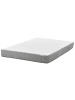 Beliani Matratze BREEZ in Weiß/Grau - (W) 140 x (H) 20 x (L) 200 cm