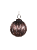 Chic Antique Weihnachtskugel in Antique Mokka