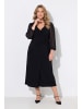 MIAMODA Midikleid in schwarz