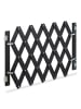 relaxdays Hundeabsperrgitter in Schwarz - (B)108,5 x (H)47,5 cm