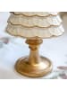 Chic Antique Deko WEIHNACHTSBAUM NOEL Antik Creme Gold 23 cm