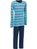 REDBEST Single-Jersey Schlafanzug in türkis