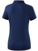 erima Damen Squad Poloshirt in new navy/bordeaux/silver grey