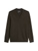Marc O'Polo V-Neck-Pullover regular in burnt henna