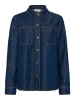 My Essential Wardrobe Langarm-Bluse MWAnn Baggy fit in Dark Blue Un-Wash