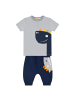Denokids Set Dino Lui Baggy in grau